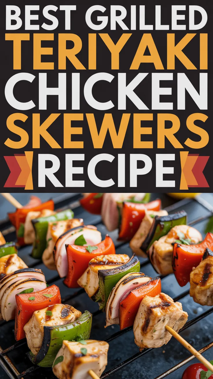 Grilled Teriyaki Chicken Skewers