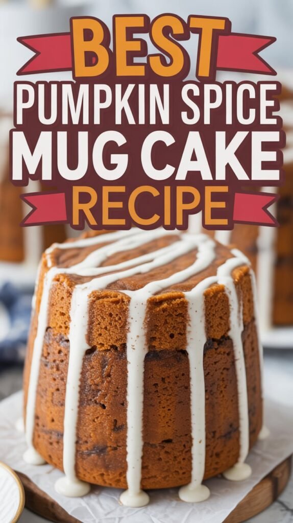 Warm and Cozy Pumpkin Spice Mug Cake