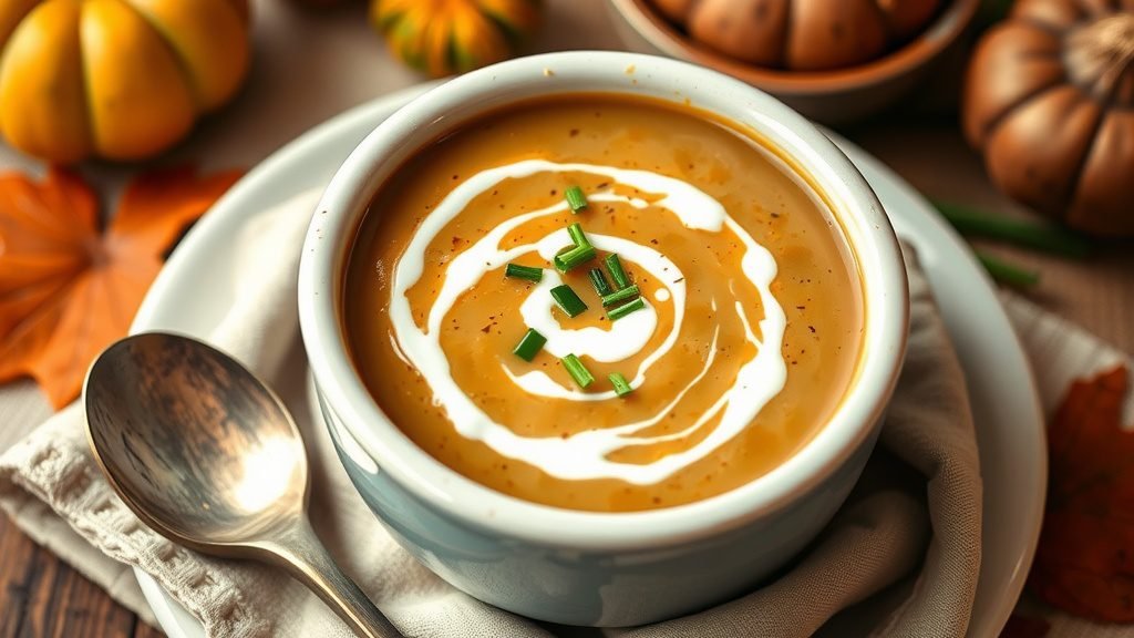 Brandy and Roasted Chestnut Soup