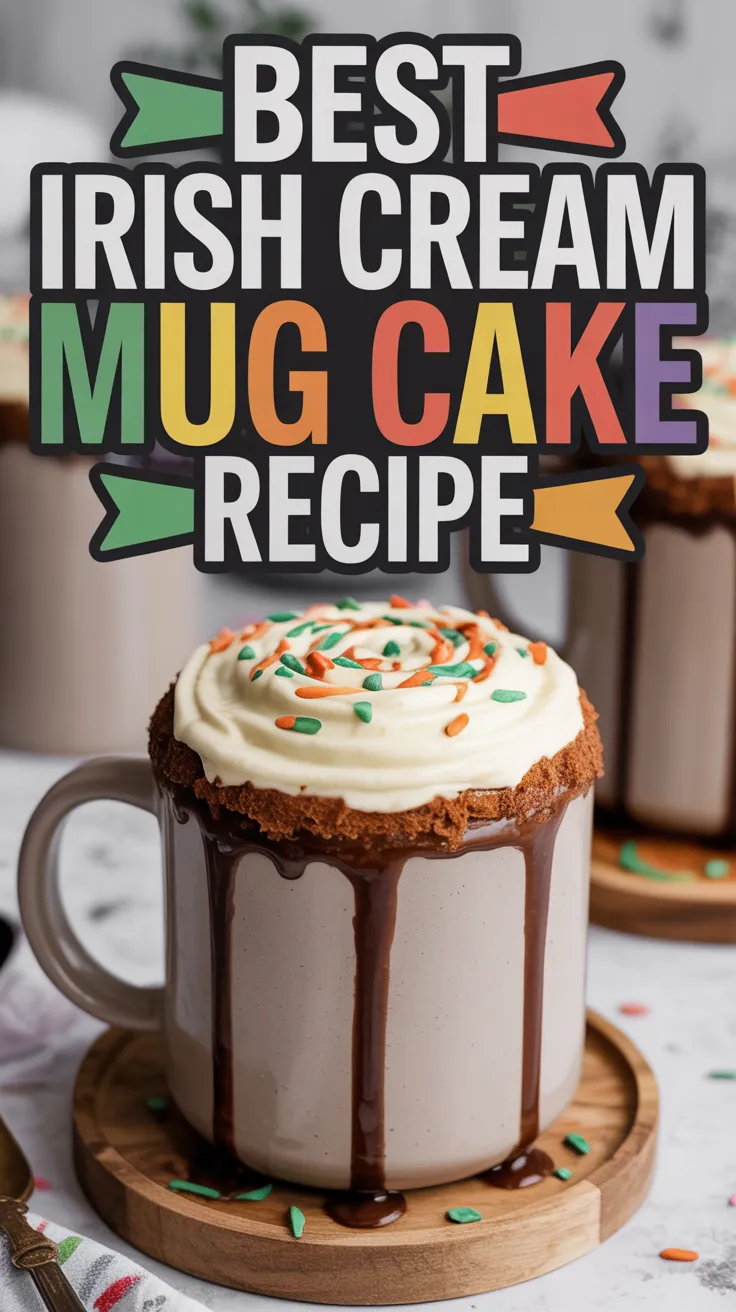 Irish Cream Mug Cake