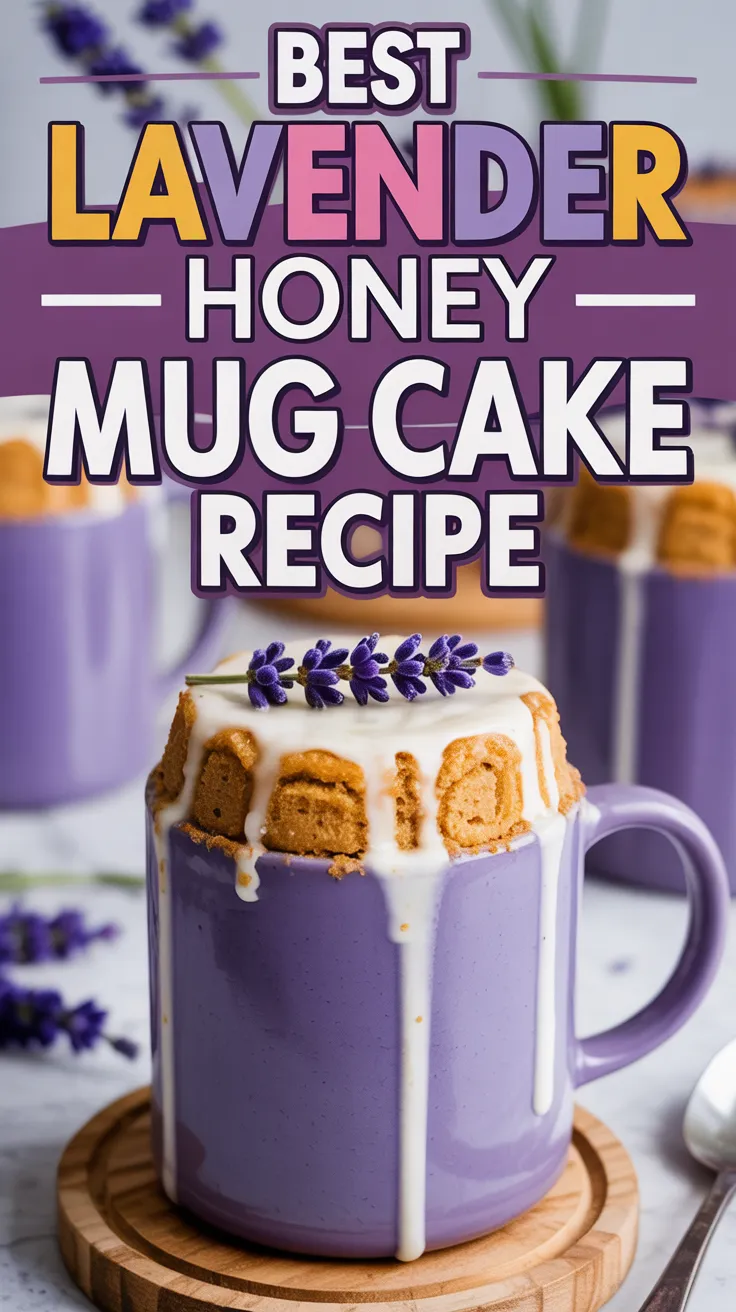 Lavender Honey Mug Cake