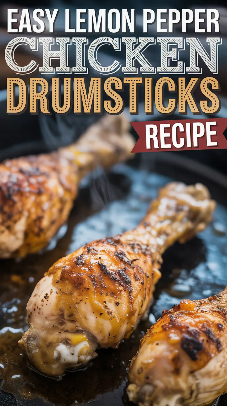 Lemon Pepper Chicken Drumsticks