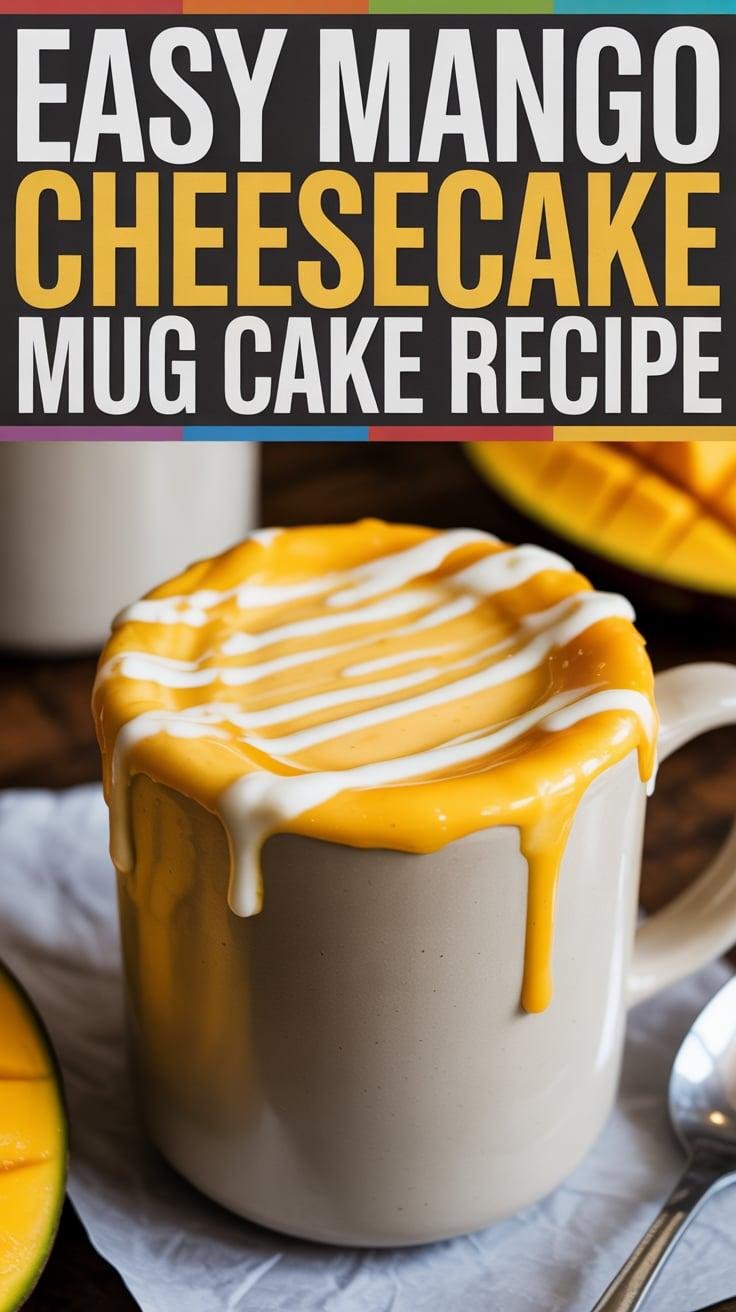 Mango Cheesecake Mug