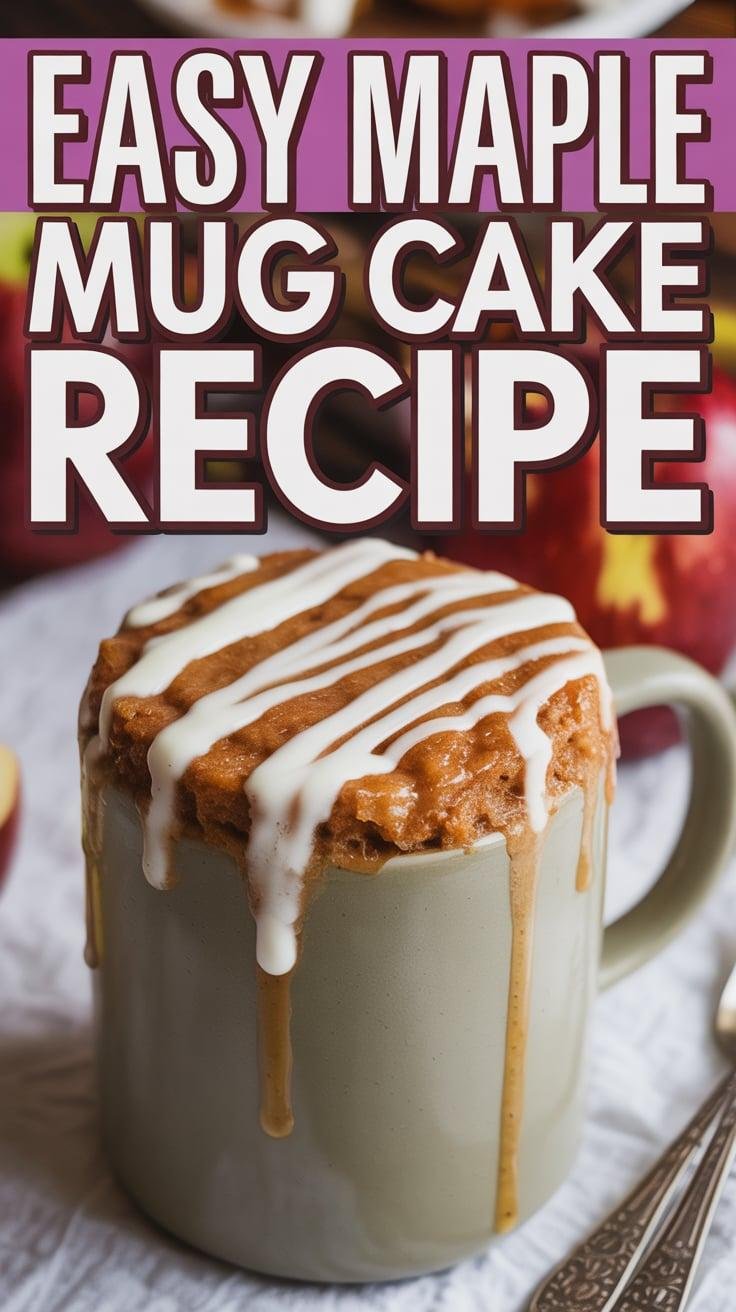 Maple Apple Mug Cake
