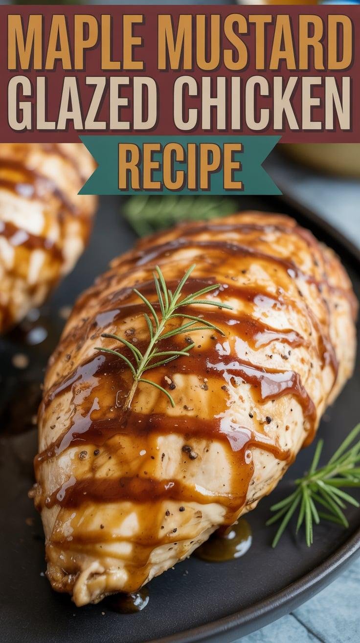 Maple Mustard Glazed Chicken