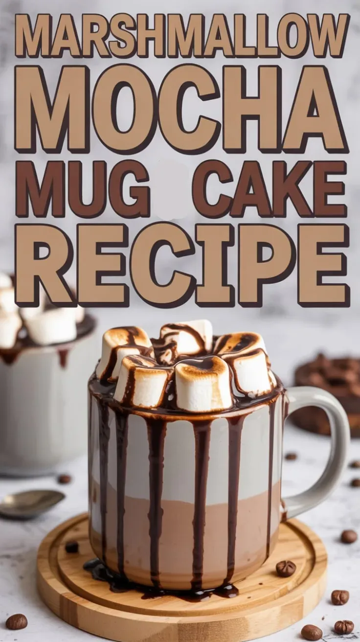 Marshmallow Mocha Mug Cake