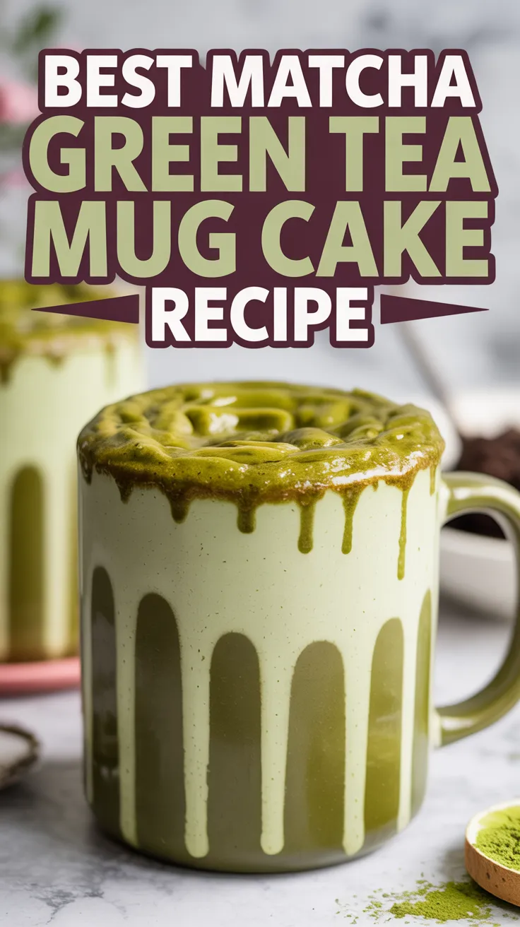 Matcha Green Tea Mug Cake
