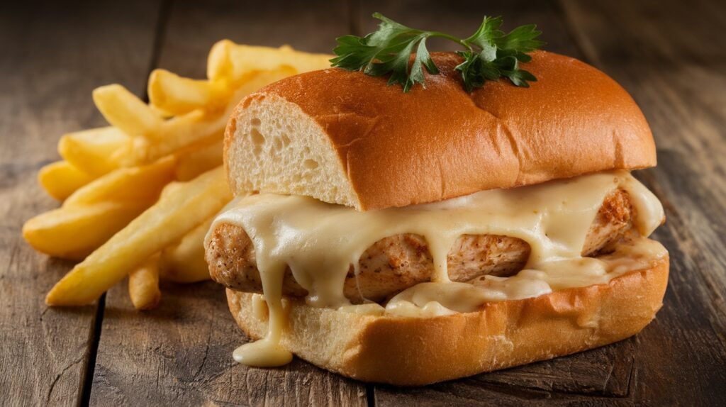 Chicken and Swiss Melt Sandwiches