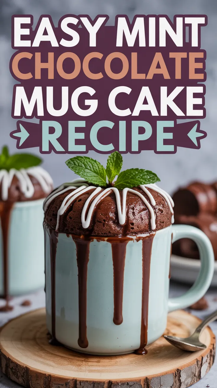 Mint Chocolate Mug Cake