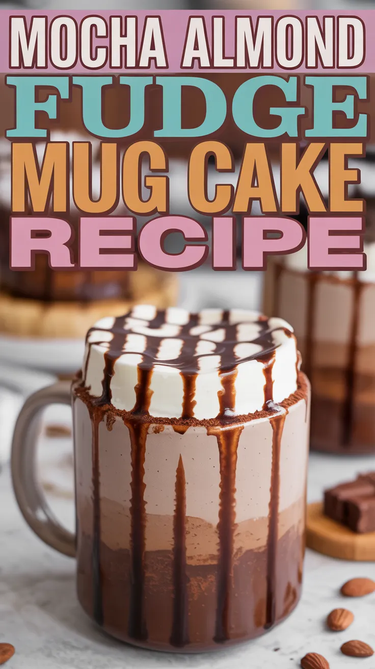 Mocha Almond Fudge Mug Cake
