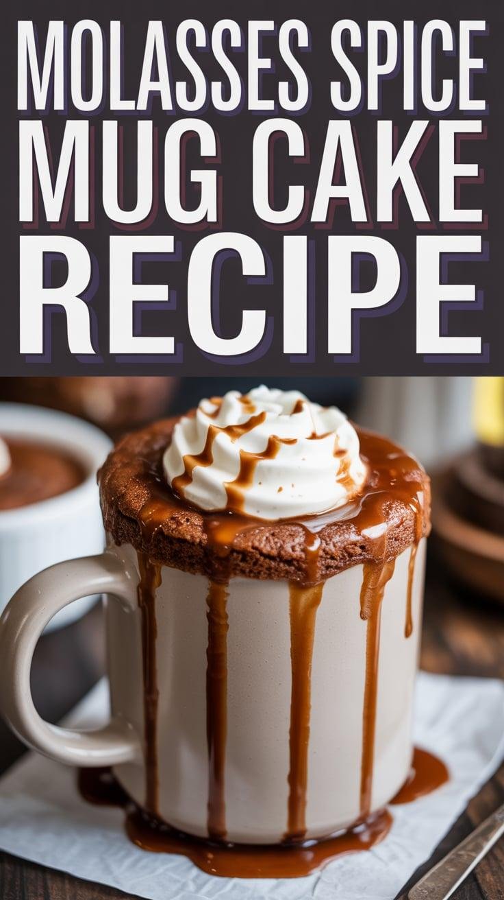 Molasses Spice Mug Cake