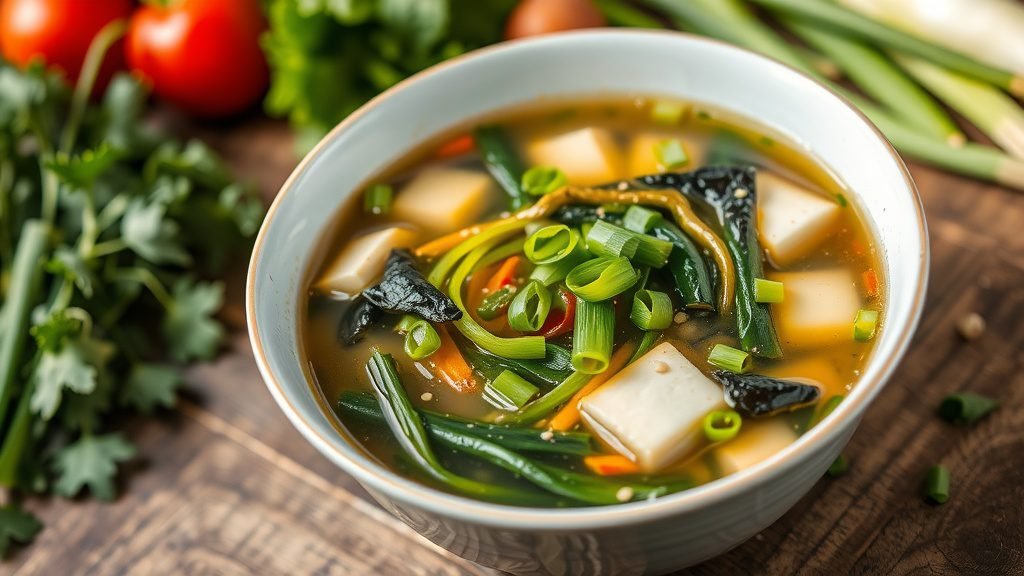 Miso and Seaweed Detox Soup
