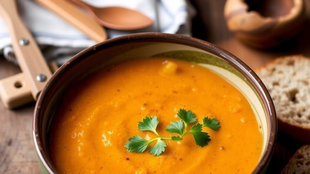 Spiced Butternut Squash and Quinoa Soup