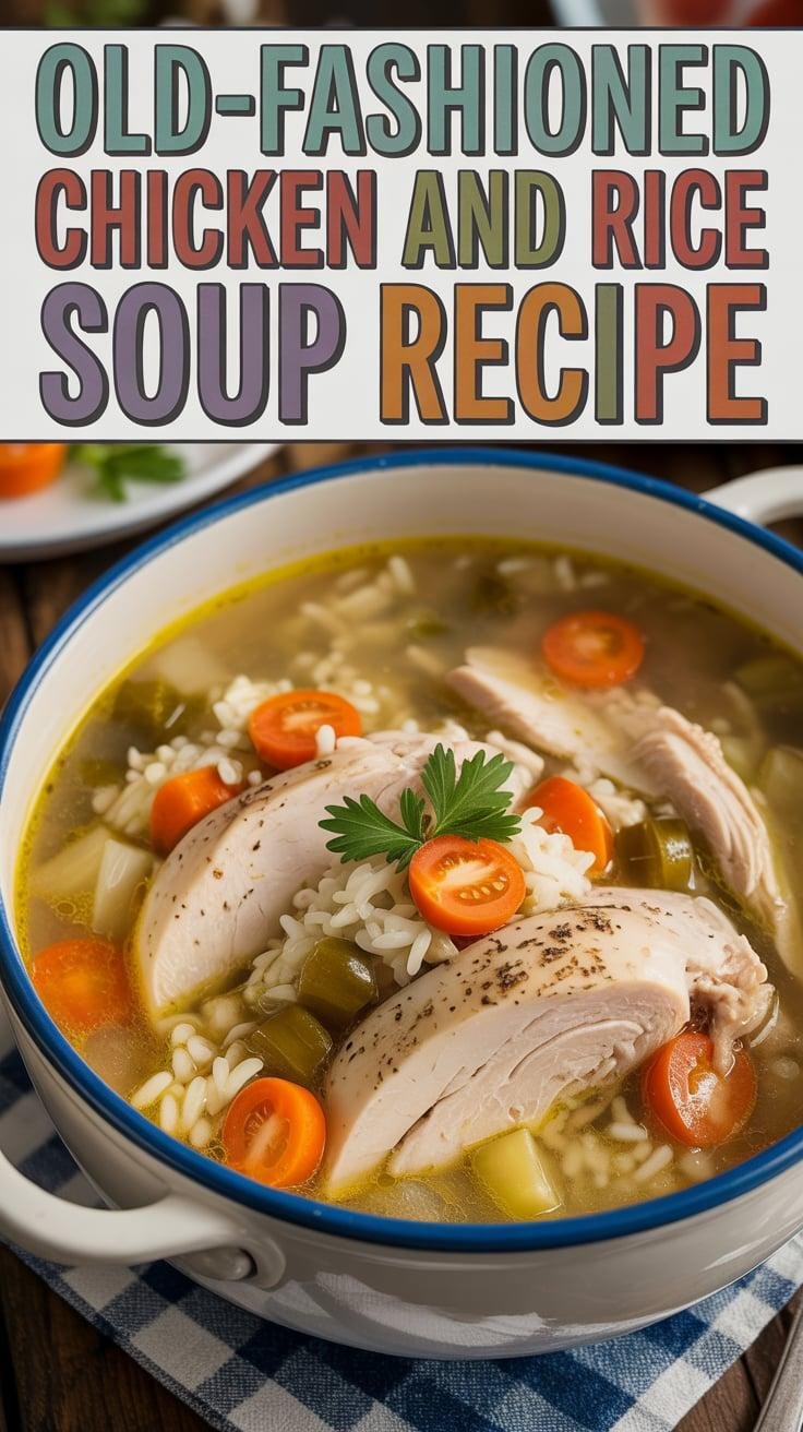 Old-Fashioned Chicken and Rice Soup