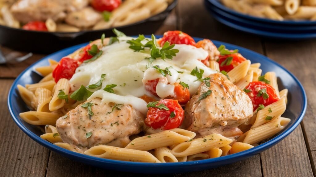 Chicken Ranch Pasta Skillet