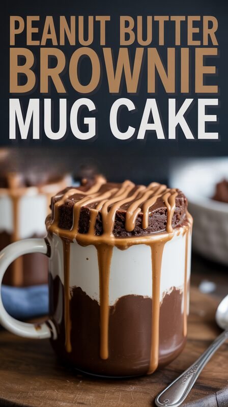 Peanut Butter Fudge Brownie Mug