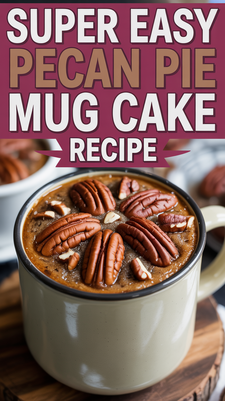 Pecan Pie Mug Cake