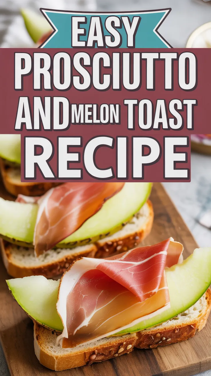 Prosciutto and Melon Toast