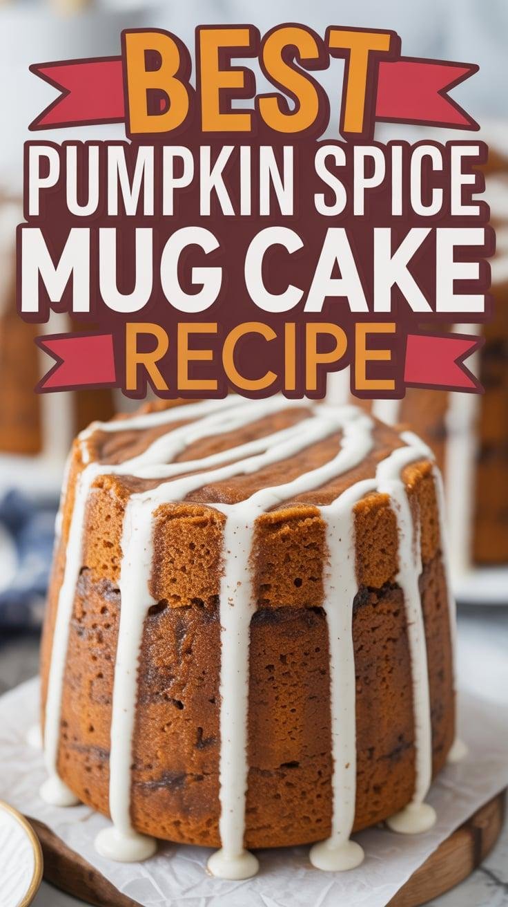 Quick and Delicious Pumpkin Spice Mug Cake Pumpkin Spice Mug Cake