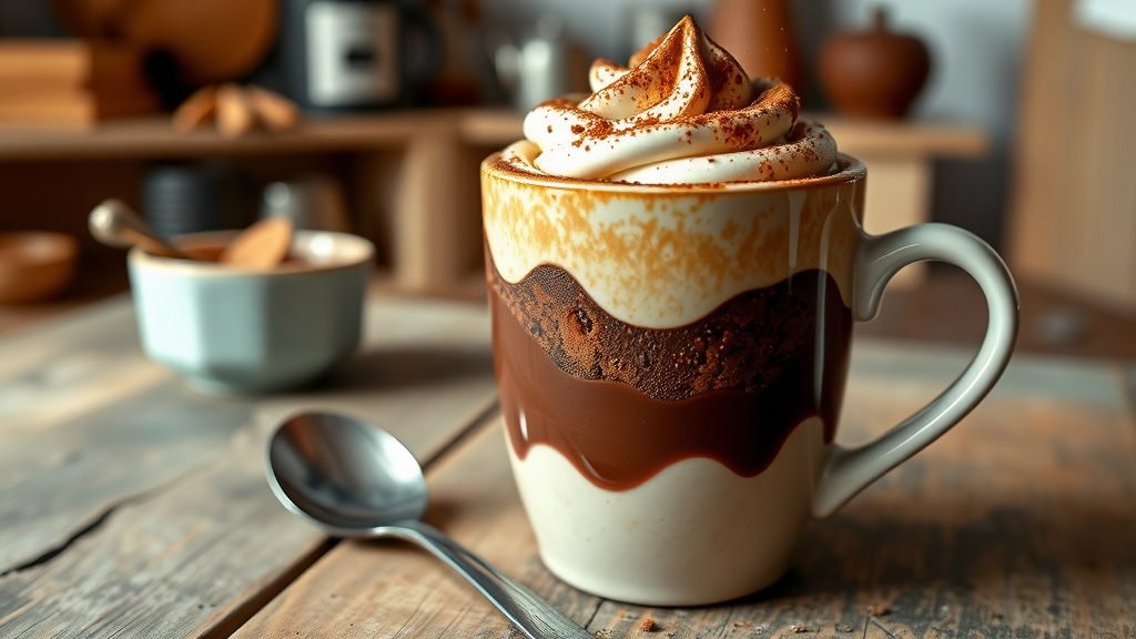 Brownie Cheesecake Mug