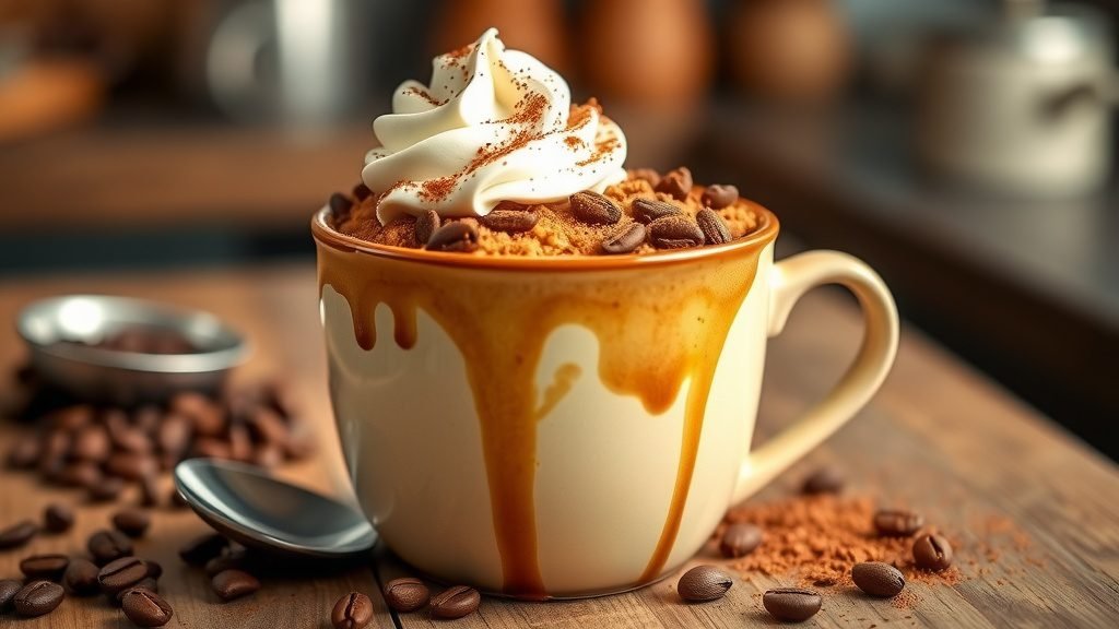 Cappuccino Crumble Mug Cake