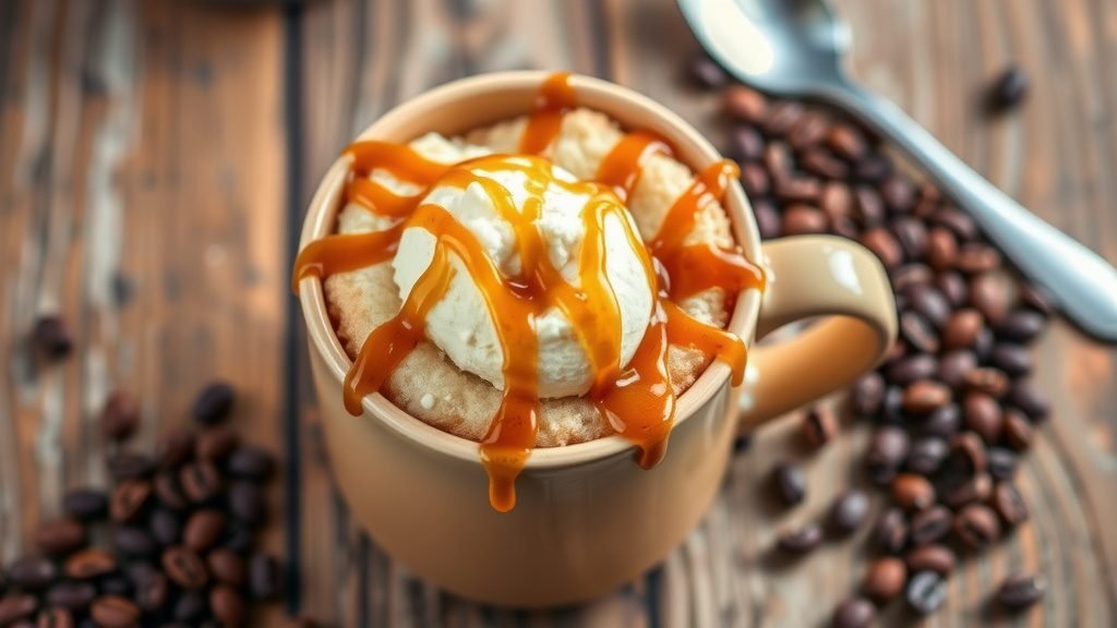 Caramel Latte Mug Cake
