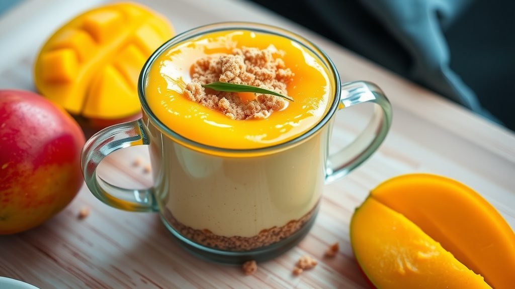 Mango Cheesecake Mug