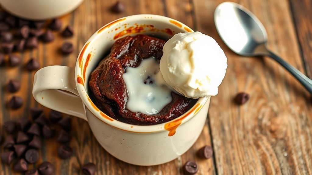 Gooey Brownie in a Mug