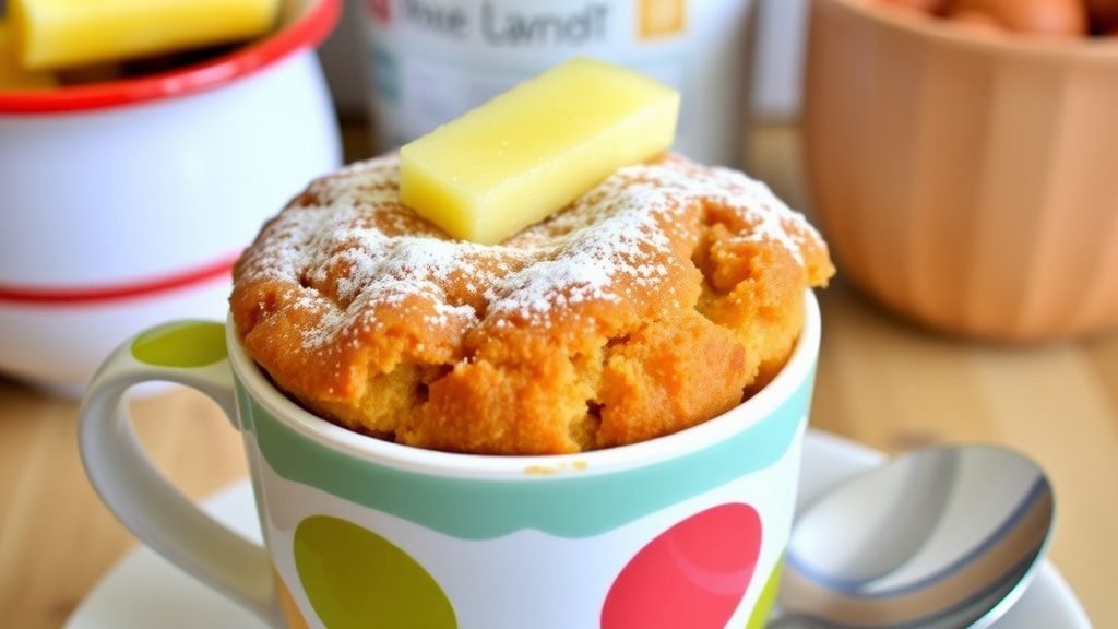 Pineapple Carrot Mug Cake