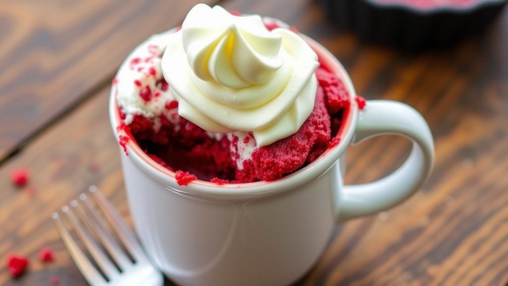 Red Velvet Mug Cake