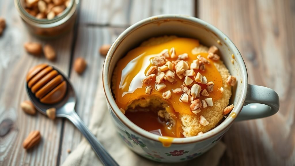 Tahini Honey Mug Cake