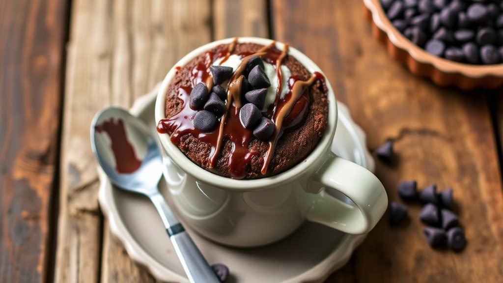 Triple Chocolate Mug Cake