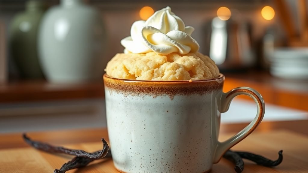 Vanilla Bean Mug Cake