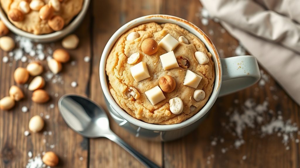 White Chocolate Macadamia Cookie Mug