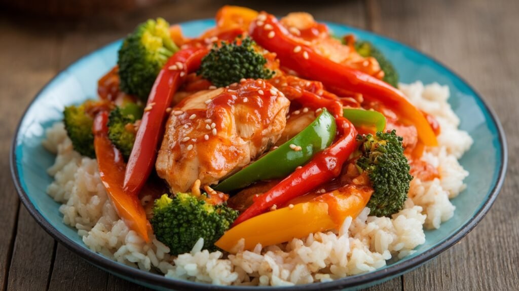 Chicken Sriracha Stir Fry