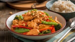 Peanut Chicken Stir Fry
