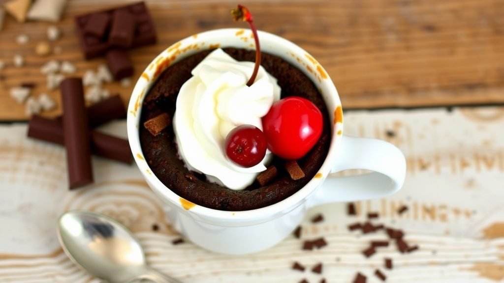 Black Forest Mug Cake