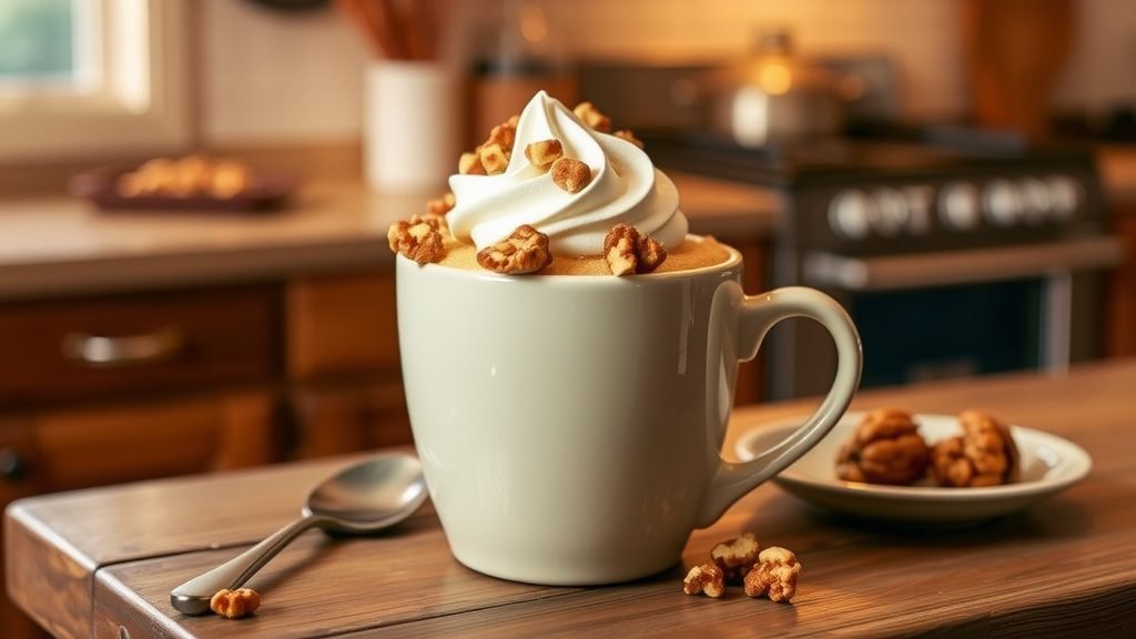 Maple Walnut Mug Cake