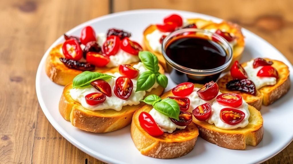 Sun-Dried Tomato and Goat Cheese Toast
