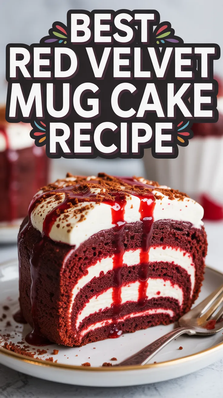 Quick and Decadent Red Velvet Mug Cake Recipe Red Velvet Mug Cake