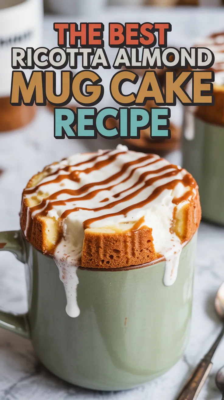 Ricotta Almond Mug Cake