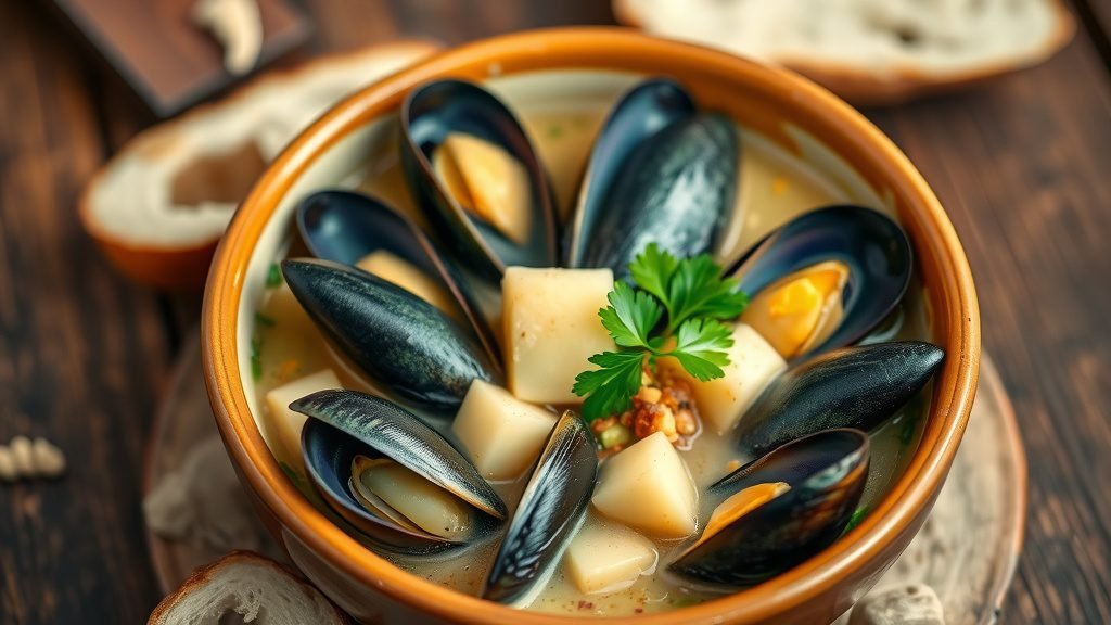 New Zealand Green Mussel Chowder