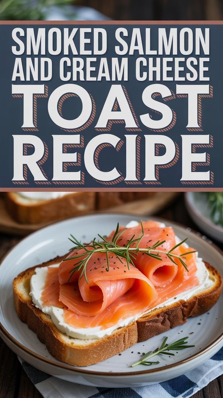 Smoked Salmon and Cream Cheese Toast