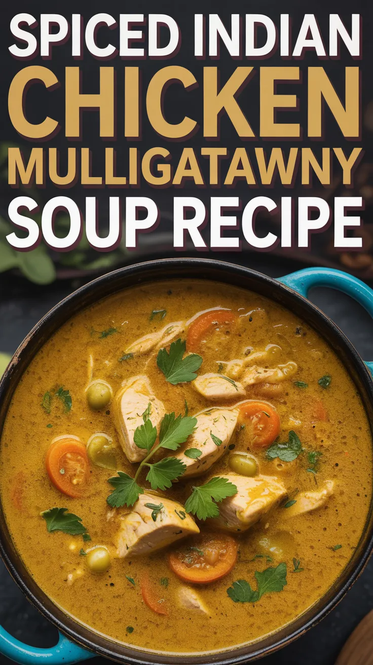 Spiced Indian Chicken Mulligatawny Soup