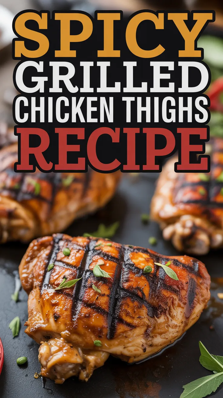 Spicy Grilled Chicken Thighs