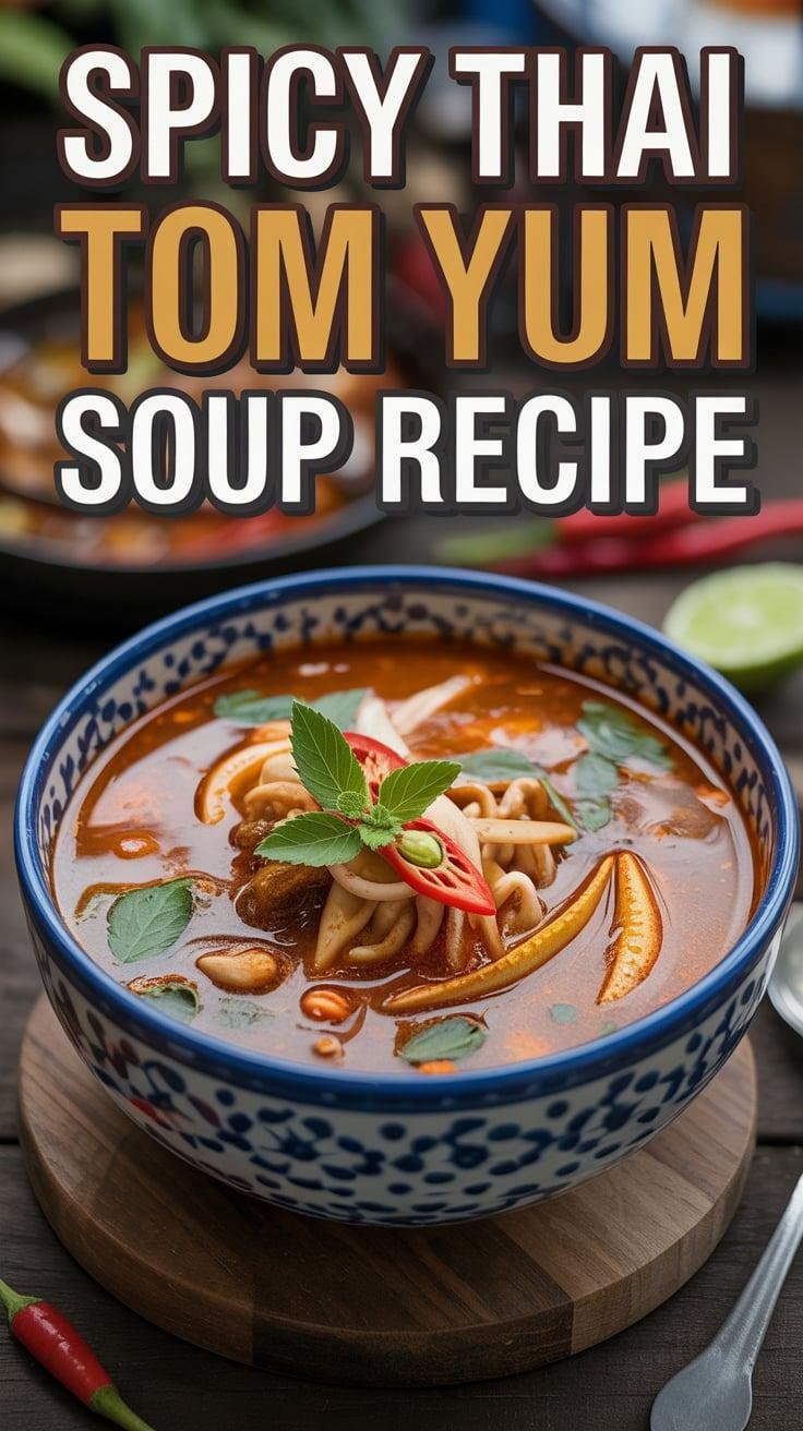 Spicy Thai Tom Yum Soup