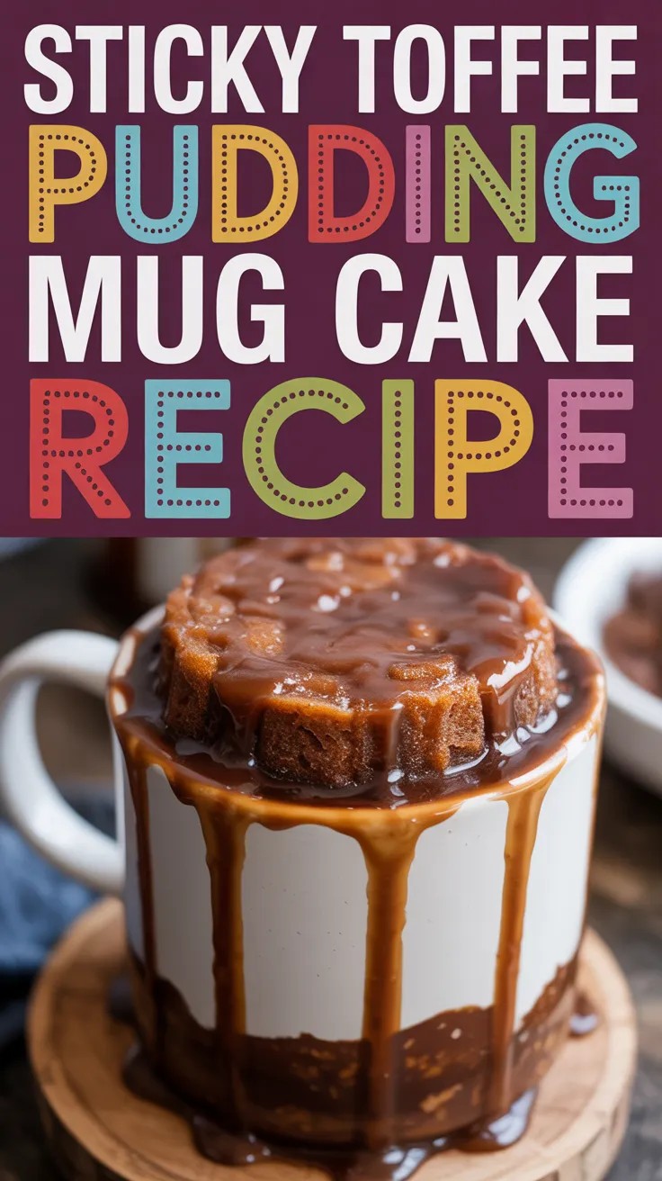 Sticky Toffee Pudding Mug Cake