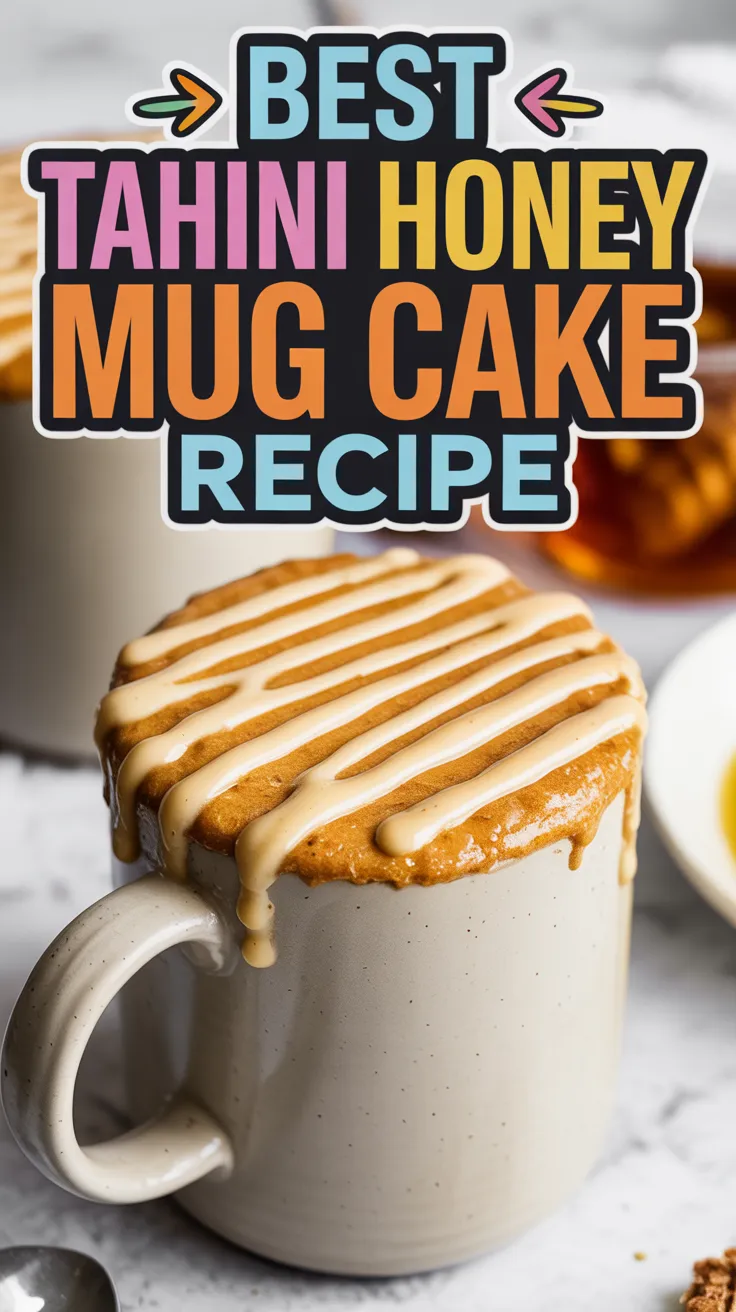 Tahini Honey Mug Cake
