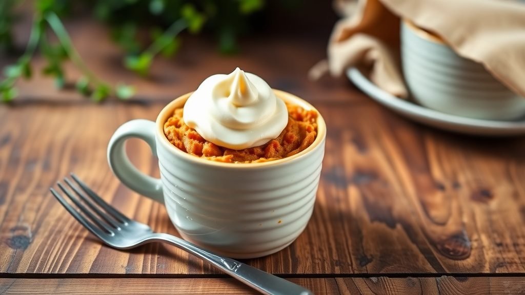 Carrot Cake Mug Cake