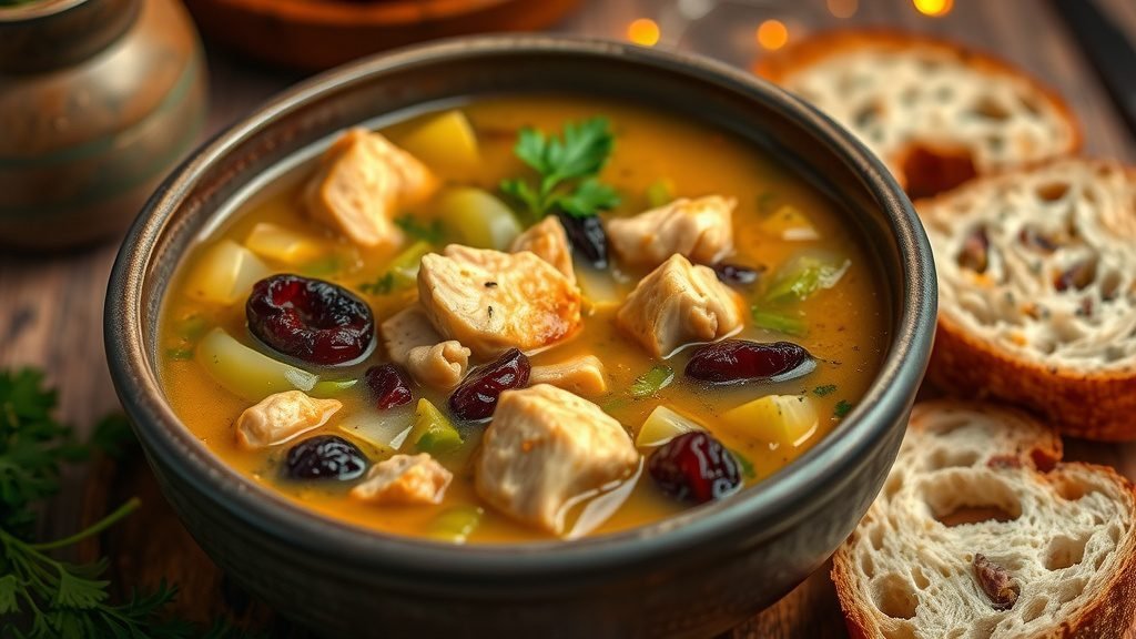 Scottish Cock-a-Leekie Soup (Chicken & Leek Soup)
